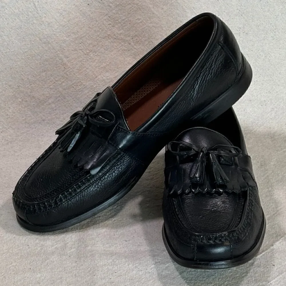 Johnston & Murphy Kiltie Tassel Loafers Moc Toe Mens Size 9.5M